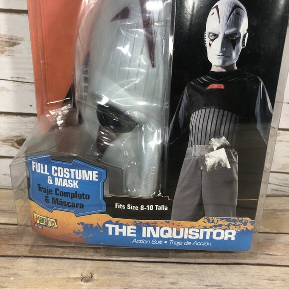 NEW Disney Star Wars Rebels The Inquisitor Action Suit Sith Full Costume & Mask - Picture 3 of 9